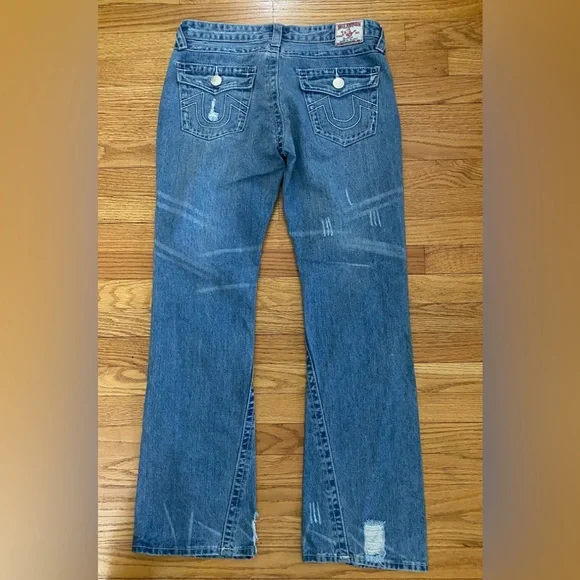 True Religion Woodstock jeans, Size 32, Distressed - Picture 2 of 10